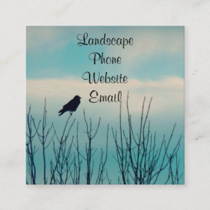 Nature Bird Square Business Card
