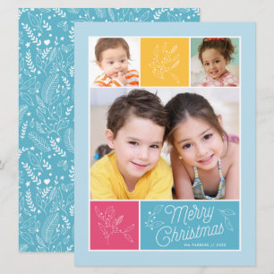 Nature Blocks Photo Holiday Card