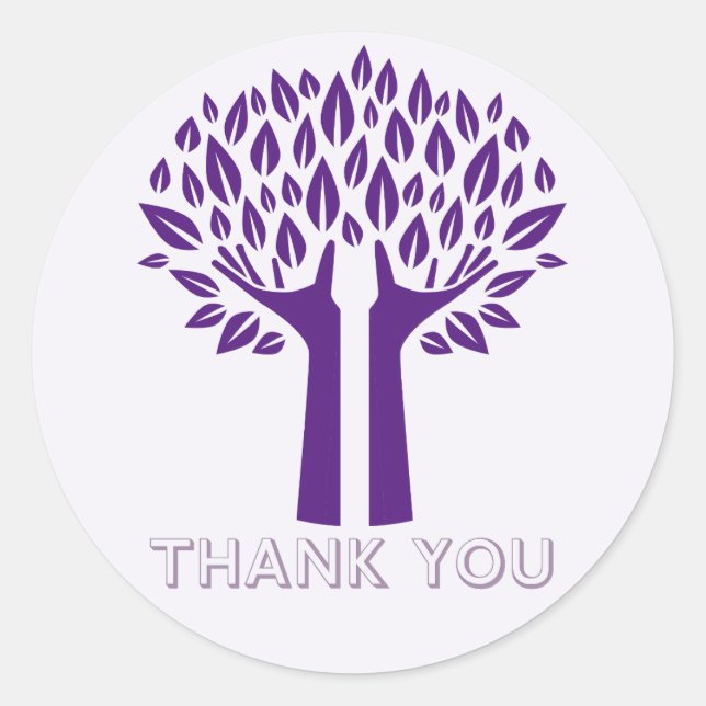 Nature,Botanical,Minimalist,Earthy Thank you NS89 Classic Round Sticker (Front)