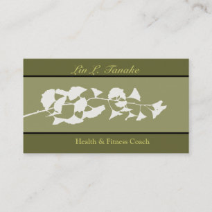 Nature Branch Asian Flare Ginkgo Business Card