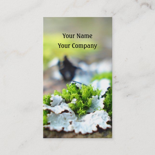 nature business card template (Front)