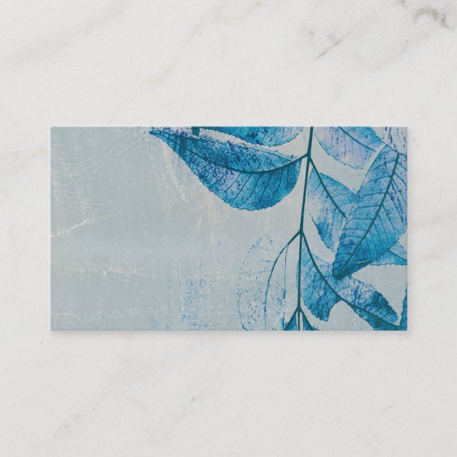 nature business card template original photo art (Front)