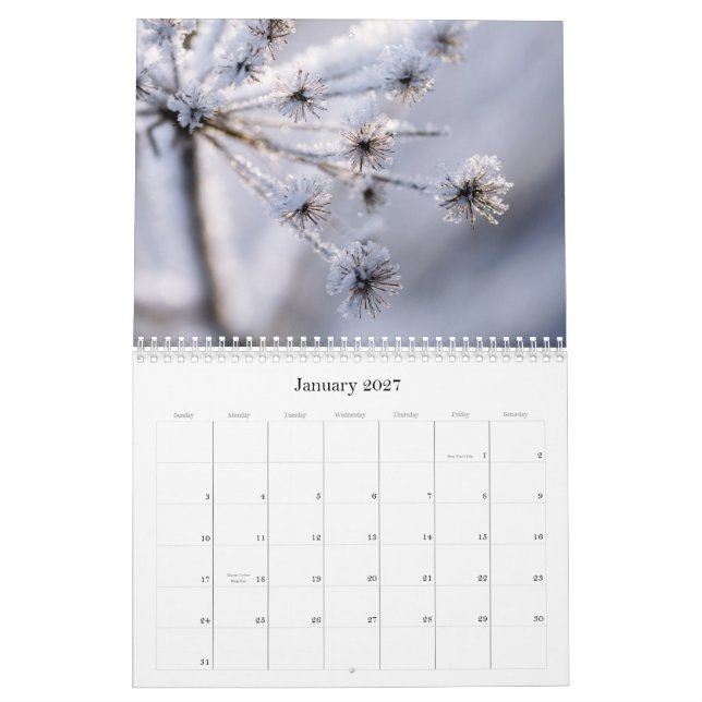 Nature Calendar 2012 (Jan 2027)