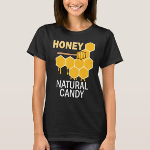 Nature Candy Wildlife Bees Honeycomb Candy T-Shirt