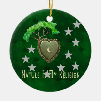 Nature Church Ceramic Tree Decoration