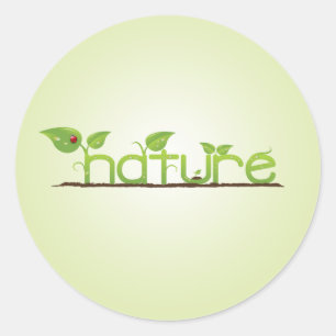 Nature Classic Round Sticker