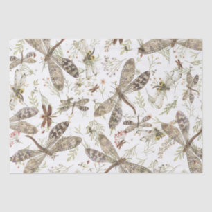 Nature Collage- Dragonflies Tissue Paper