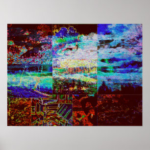 Nature Collage Poster