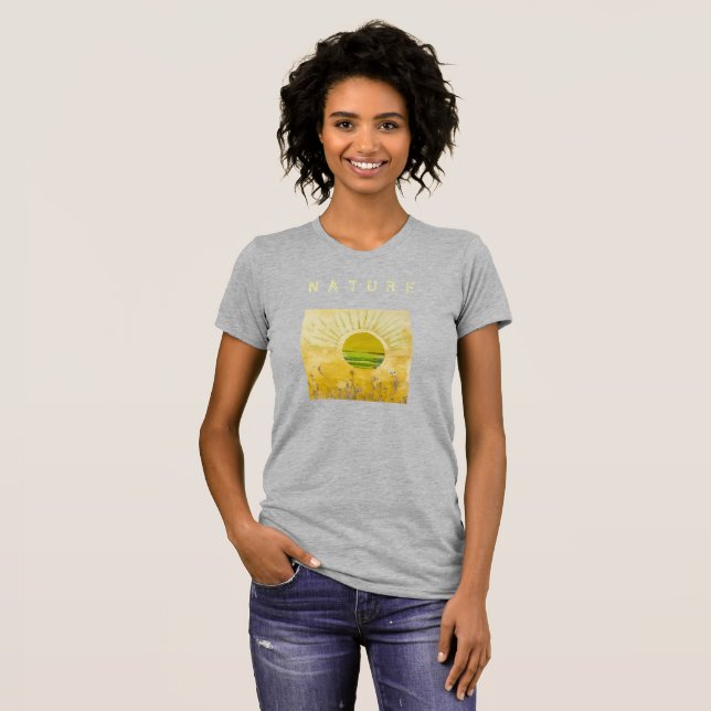 Nature Collection. Birthday Gift T-Shirt (Front Full)