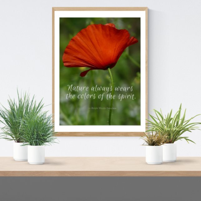 Nature Colors Emerson Quote Poster (Creator Uploaded)