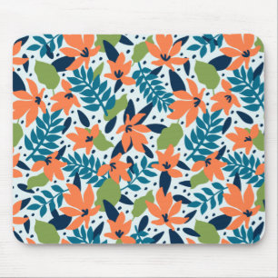 Nature Colourful Flowers Cute Mouse Mat