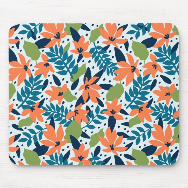 Nature Colourful Flowers Cute  Mouse Mat (Front)