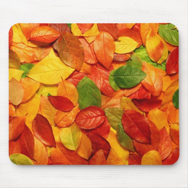 nature colourful leaves mouse mat (Front)