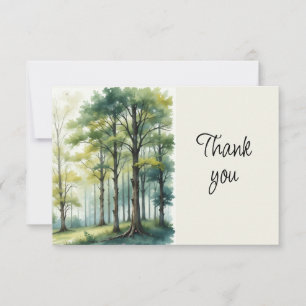 Nature Conservation  Event Volunteer Thank You Card