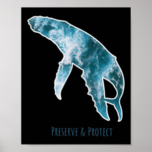 Nature Conservation Whale Environmental Protection Poster