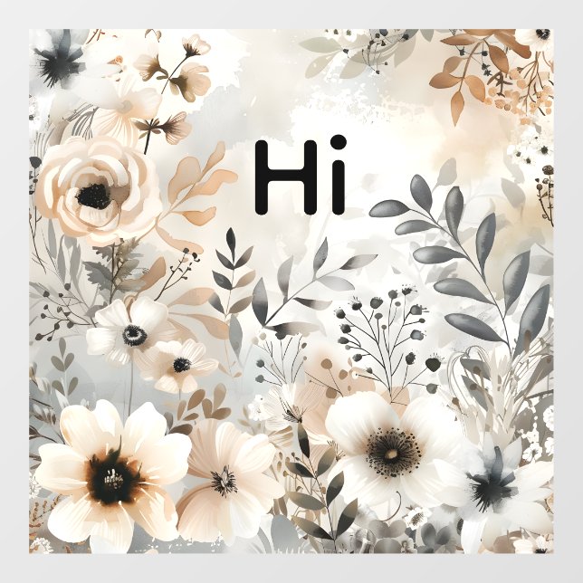 Nature Customisable  Window Cling (Sheet)