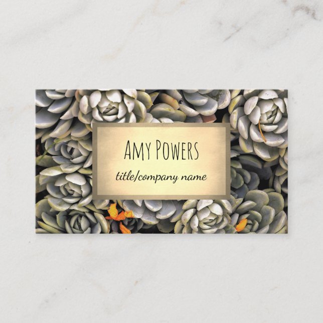 nature design custom business card double sided (Front)