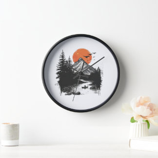 Nature Design Wall Clock