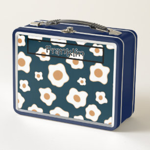 Nature Drawing I Custom Name Metal Lunch Box