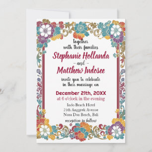 Nature Elegance & Majestic Beauty Banff Wedding - Invitation