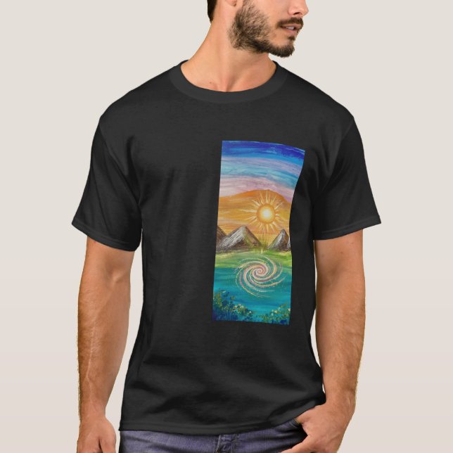 Nature energy vortex  T-Shirt (Front)
