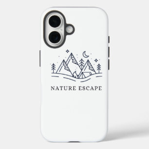 Nature Escape Mountain Camping iPhone Case