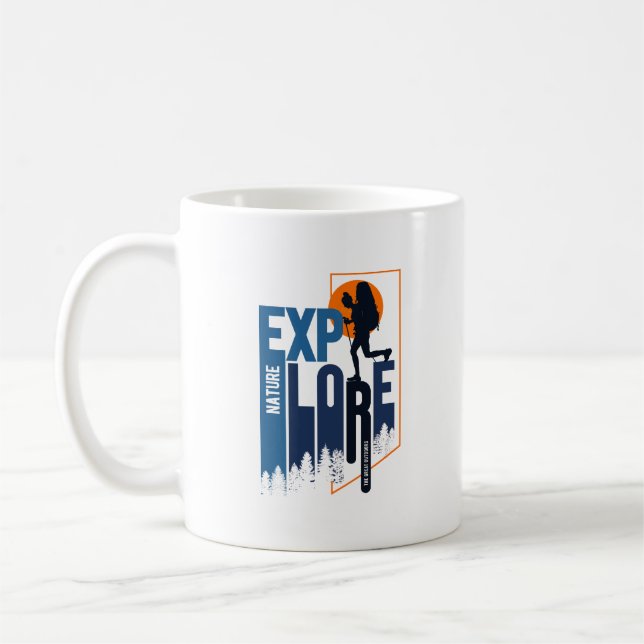 Nature Exploration | Women- 11# Classic Mug (Left)