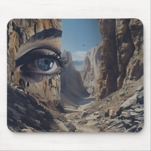 Nature Eye Surrealism Mouse Mat