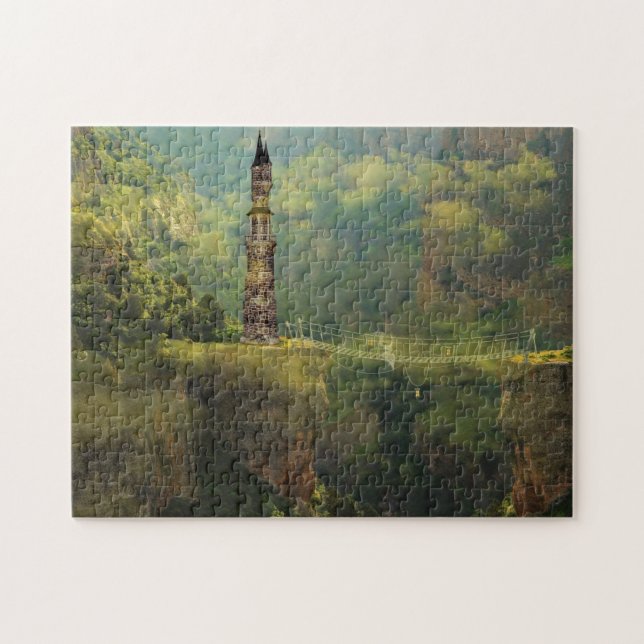 Nature - Fantasy - Tower - Jigsaw Puzzle (Horizontal)