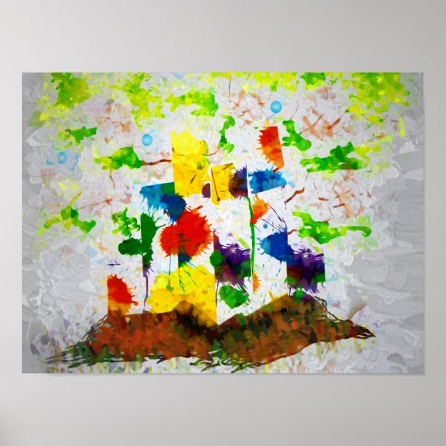 "Nature Fantasy - Tree of Life" Poster (Front)