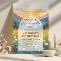 Nature Fearfully Onederfully Made First Birthday