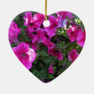 Nature, Flora, Pink Flower Ceramic Tree Decoration