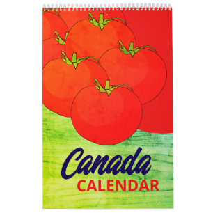 Nature Foods Art   Canada 2026 Wall Calendar