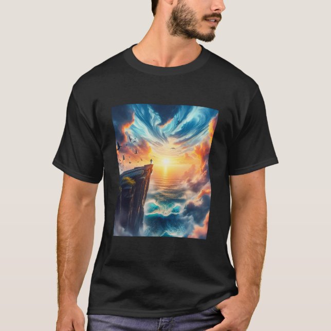Nature Forest Landscape T-Shirt (Front)