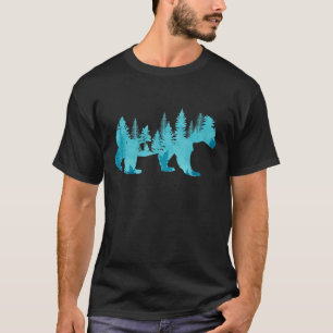 Nature Forest Mountains Trees Wildlife Animal Brow T-Shirt