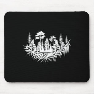 Nature Forest Plants Trees Camping Hiking Mountain Mouse Mat