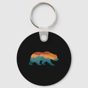 Nature Forest Tree Retro Vintage Environmental Pro Key Ring