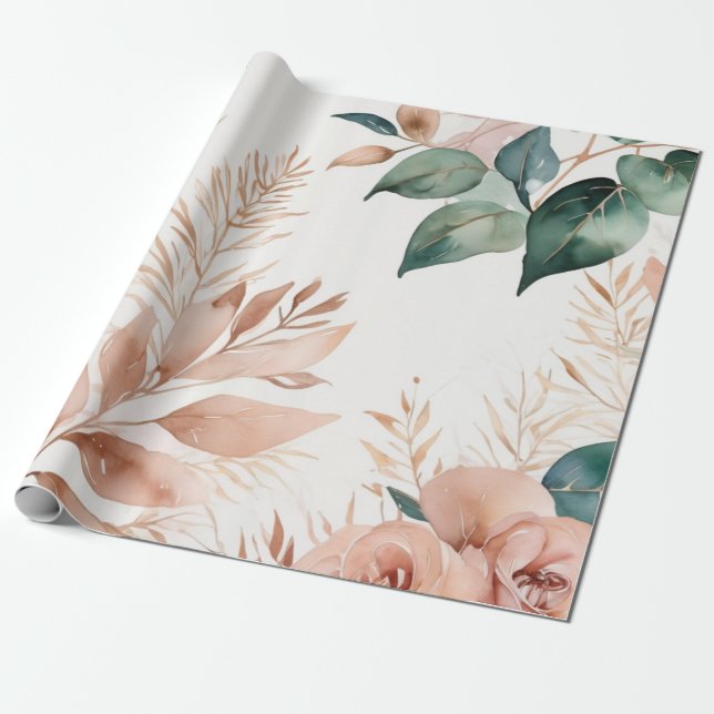 Nature garden  wrapping paper (Unrolled)