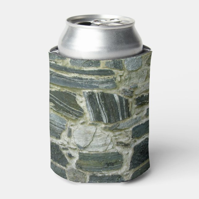 Nature Geology Old Stone Wall Can Cooler (Can Front)