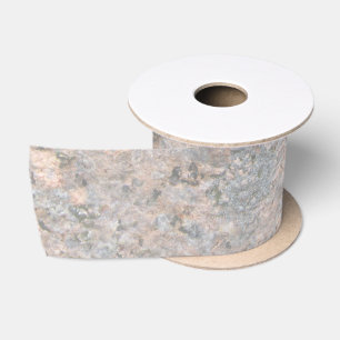 Nature Geology Photo Rock Texture Satin Ribbon