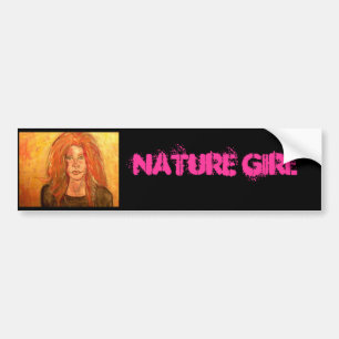Nature Girl Bumper Sticker