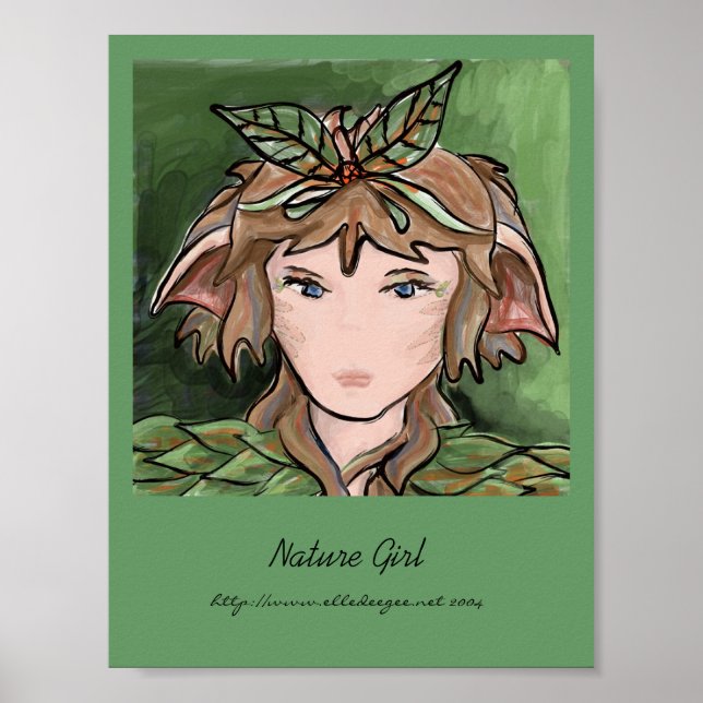 Nature Girl Card Poster (Front)