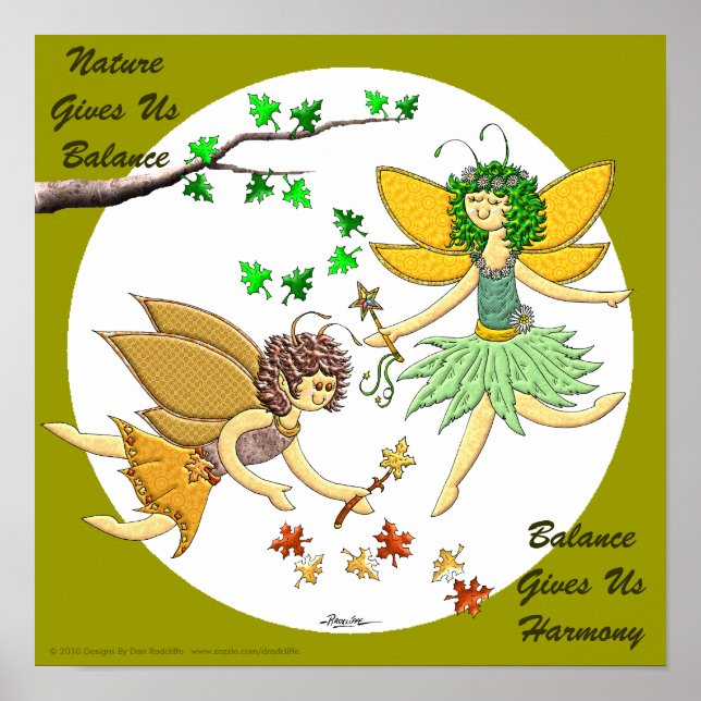 Nature Gives Us Balance Poster (Front)