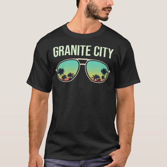 Nature Glasses Granite City T-Shirt (Front)
