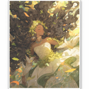Nature Goddess African American Fantasy Art