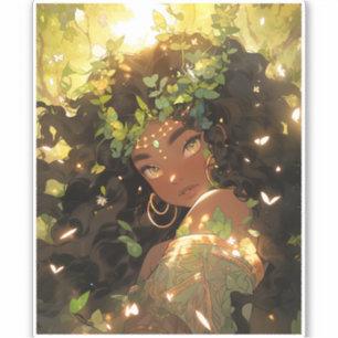 Nature Goddess African American Fantasy Art