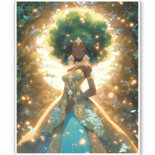 Nature Goddess African American Fantasy Art