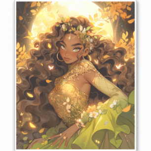 Nature Goddess African American Fantasy Art