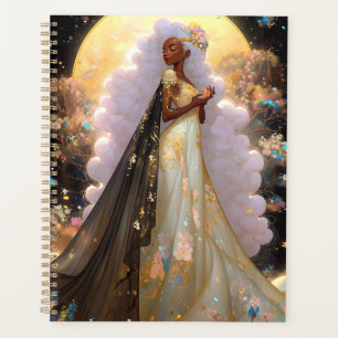 Nature Goddess African American Fantasy Art Planner