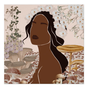 Nature Goddess Poster